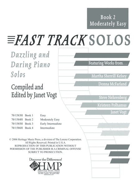 Fast Track Solos - Book 2, Moderately Easy