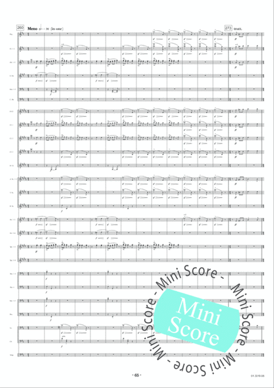 Feste Romane Concert Band scores gallery preview page 69