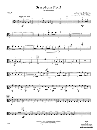 Symphony No. 5: Viola