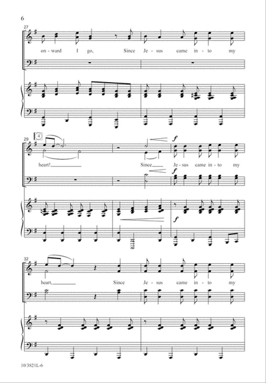 Joy Down in My Heart 4-Part scores gallery preview page 7