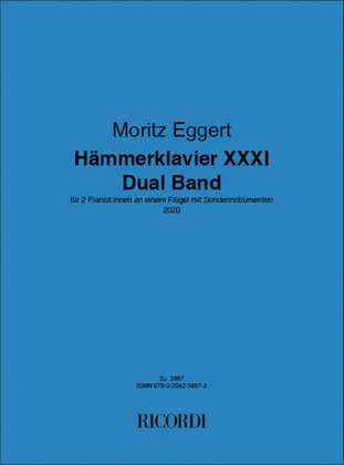 Book cover for Hämmerklavier XXXI - Dual Band