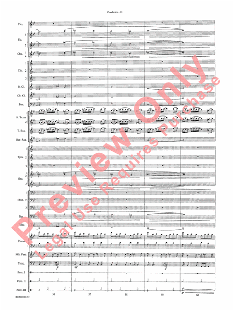 Inchon Concert Band scores gallery preview page 16
