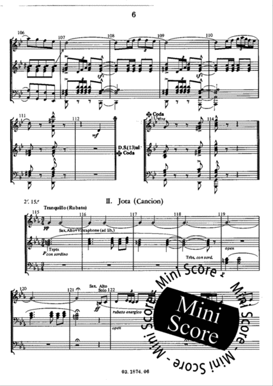 Tapas de Cocina Tapas de Cocina Concert Band scores gallery preview page 10