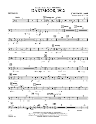 Dartmoor, 1912 (from War Horse) - Trombone 3