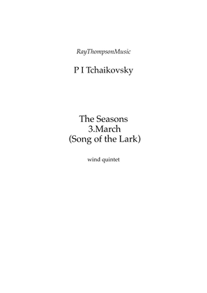 Tchaikovsky: The Seasons Op.37a No.3 March (Song of the Lark) - wind quintet