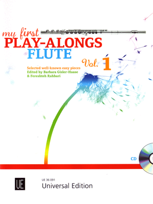 Book cover for My First Play-Alongs Flute Vol. 1