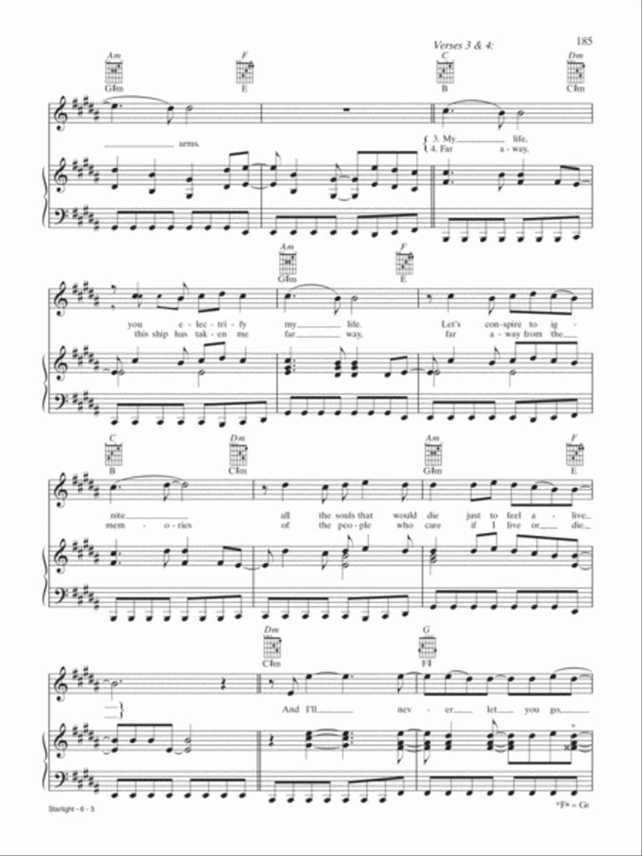 Starlight Starlight Guitar Tablature scores gallery preview page 3