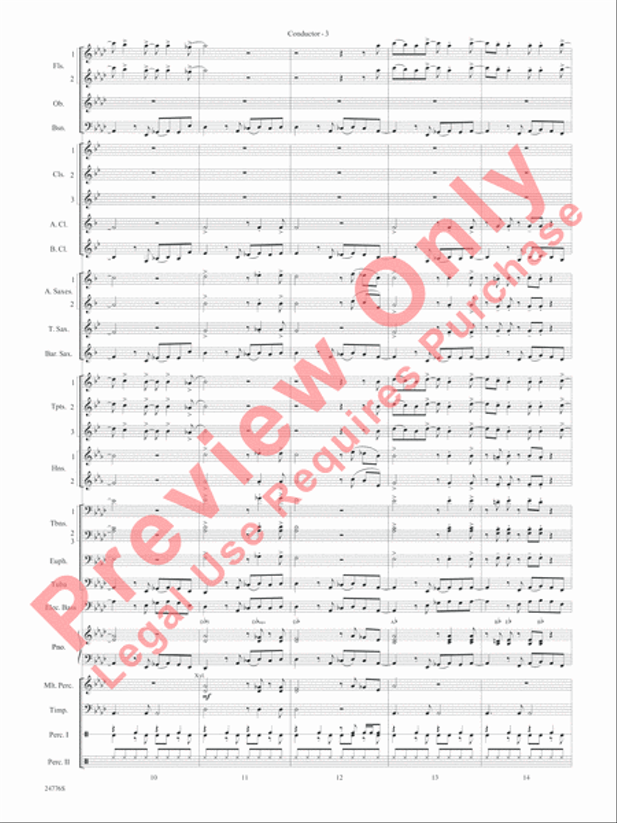 Rolling Stones: The Music Tour Concert Band scores gallery preview page 6