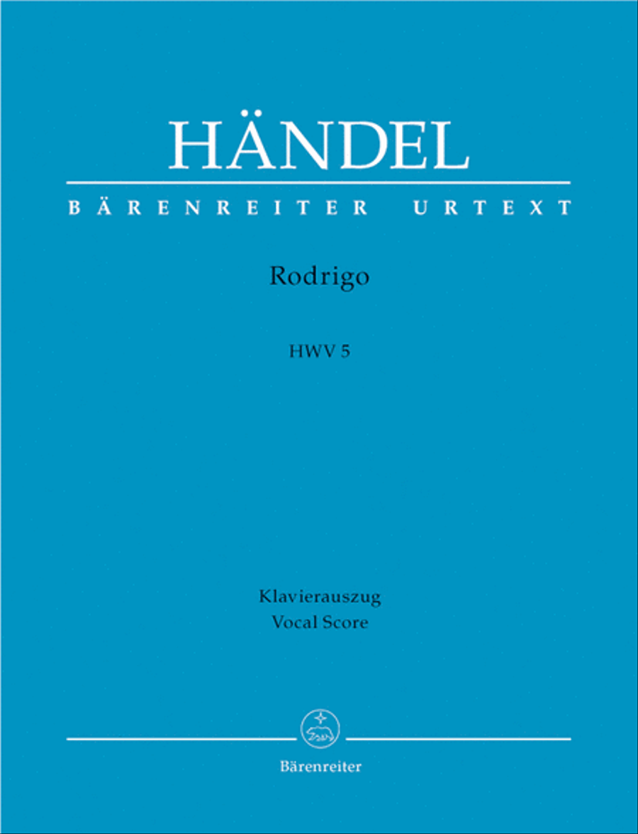 Rodrigo (Vincer se stesso e la maggior vittoria) HWV 5 Tenor Voice scores gallery preview page 1