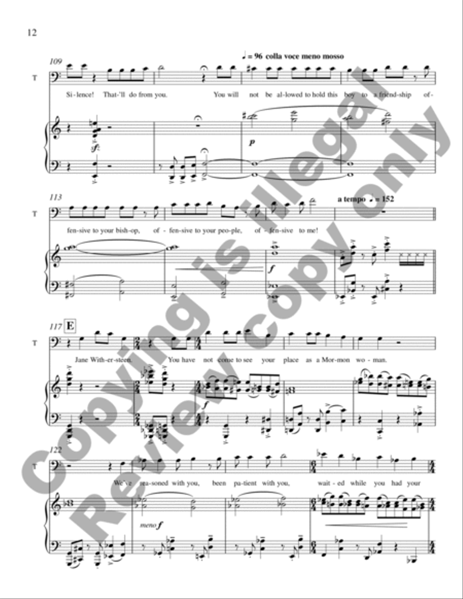Riders of the Purple Sage Men's Choir scores gallery preview page 18