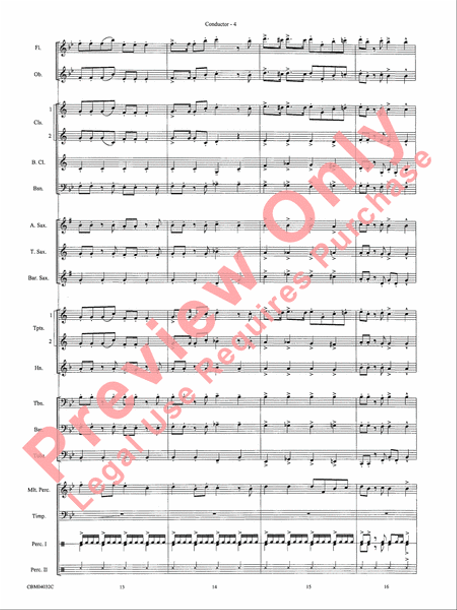 The Polar Express, Selections from Concert Band scores gallery preview page 6