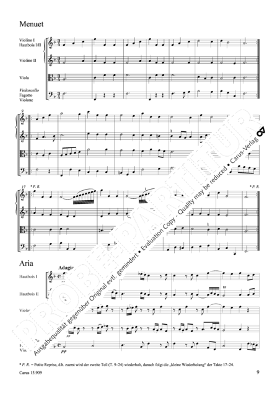 Ouverture in d Oboe scores gallery preview page 10