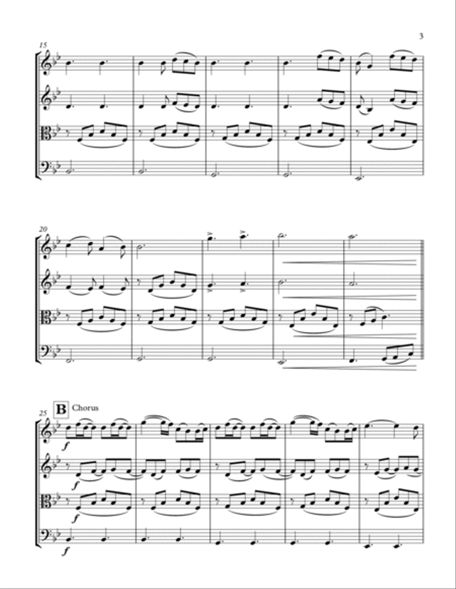 A Thousand Years String Quartet scores gallery preview page 3