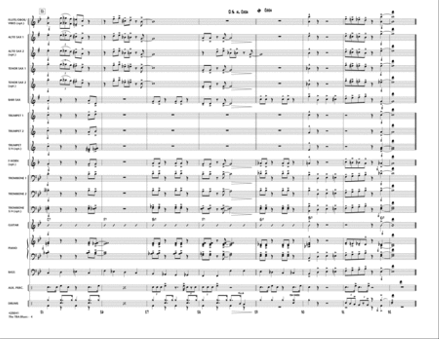 The TBA Blues Jazz Ensemble scores gallery preview page 4