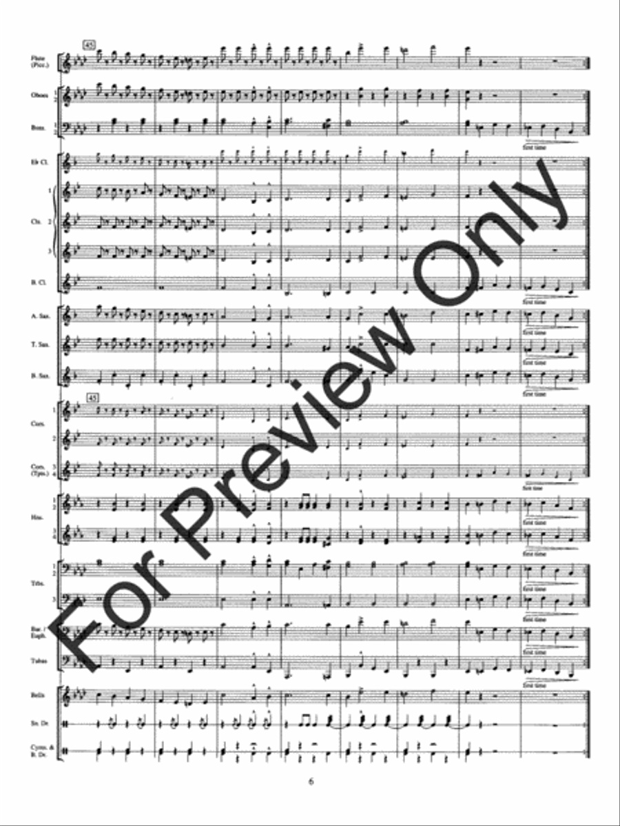 The Belle Of Chicago (Score) Concert Band scores gallery preview page 11
