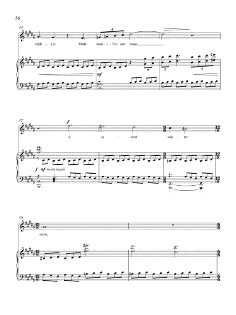 Myriad Flowers of Spring Soprano Voice scores gallery preview page 4