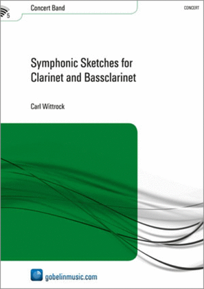Book cover for Symphonic Sketches for Clarinet and Bassclarinet