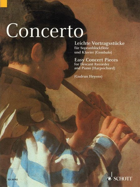 Concerto: Easy Concert Pieces For Descant Recorder And Piano (harpsichord)