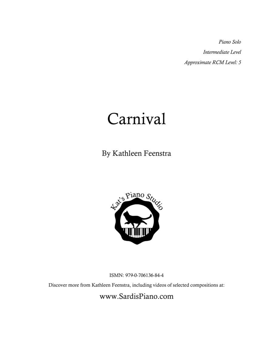 Carnival Piano Method scores gallery preview page 1