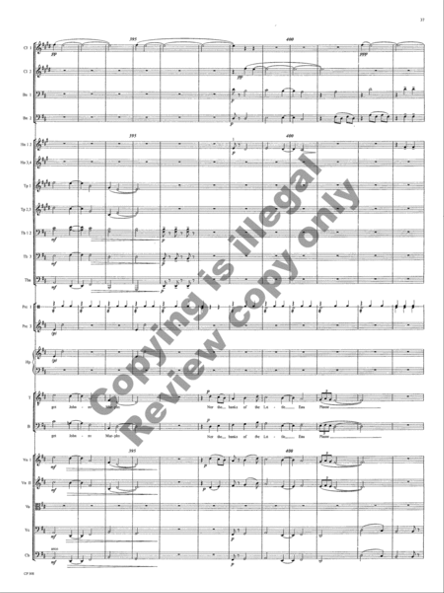 American Folk Song Suite (Orchestra Score) Choir scores gallery preview page 93