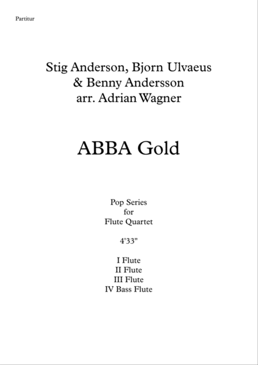 Overture/prologue Flute Quartet scores gallery preview page 2