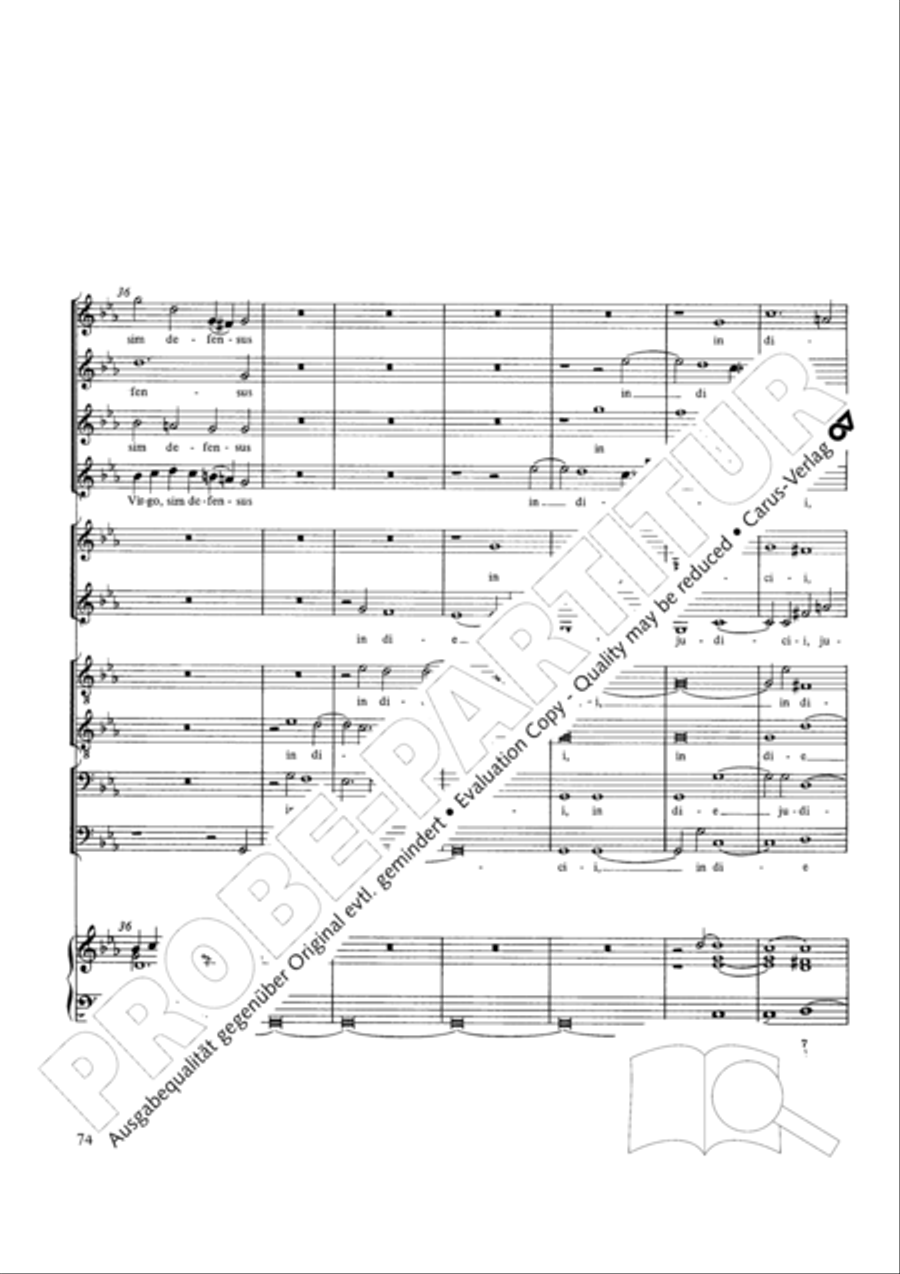 Stabat mater Choir scores gallery preview page 74