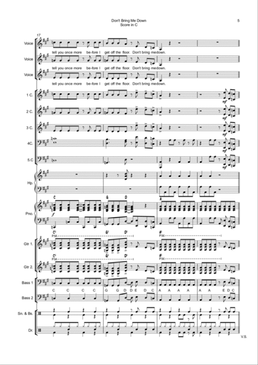 Don't Bring Me Down Don't Bring Me Down School and Community scores gallery preview page 5