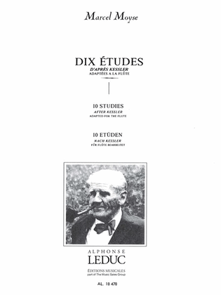 Book cover for Dix Etudes d'Apres Kessler