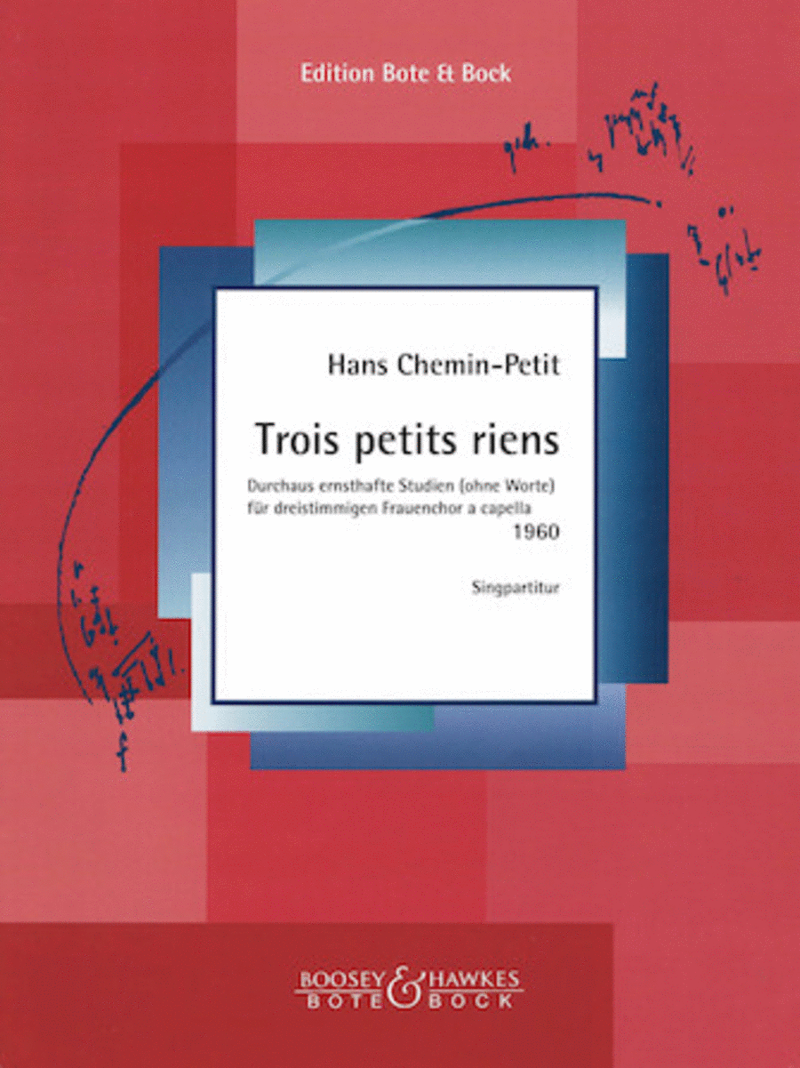 Trois Petits Riens Women's Choir scores gallery preview page 1