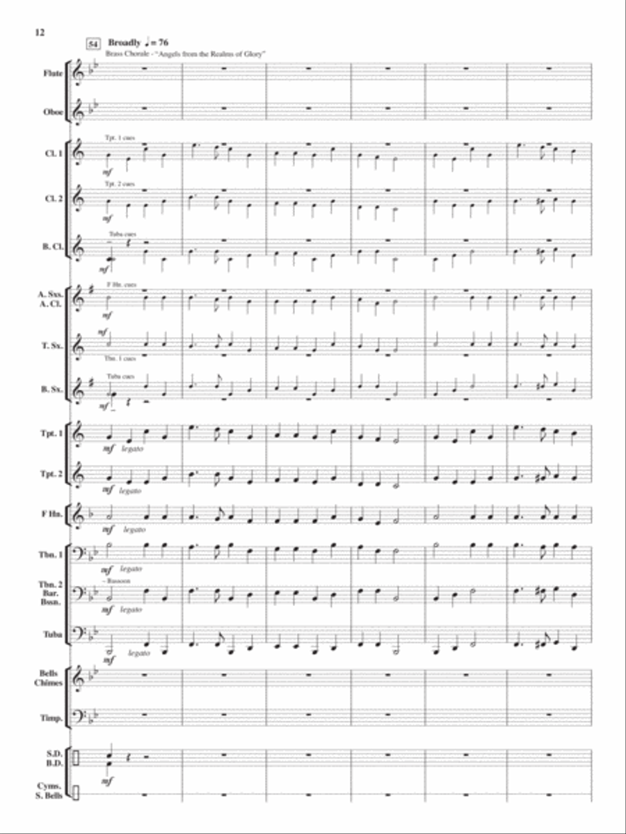 An Angelic Christmas An Angelic Christmas Concert Band scores gallery preview page 11