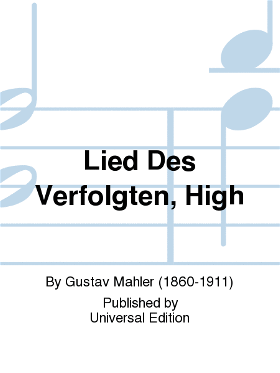 Lied Des Verfolgten, High School and Community scores gallery preview page 1