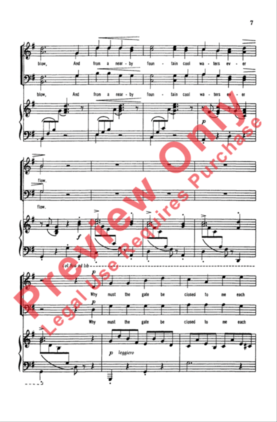Five German Folk Songs Five German Folk Songs Men's Choir scores gallery preview page 7