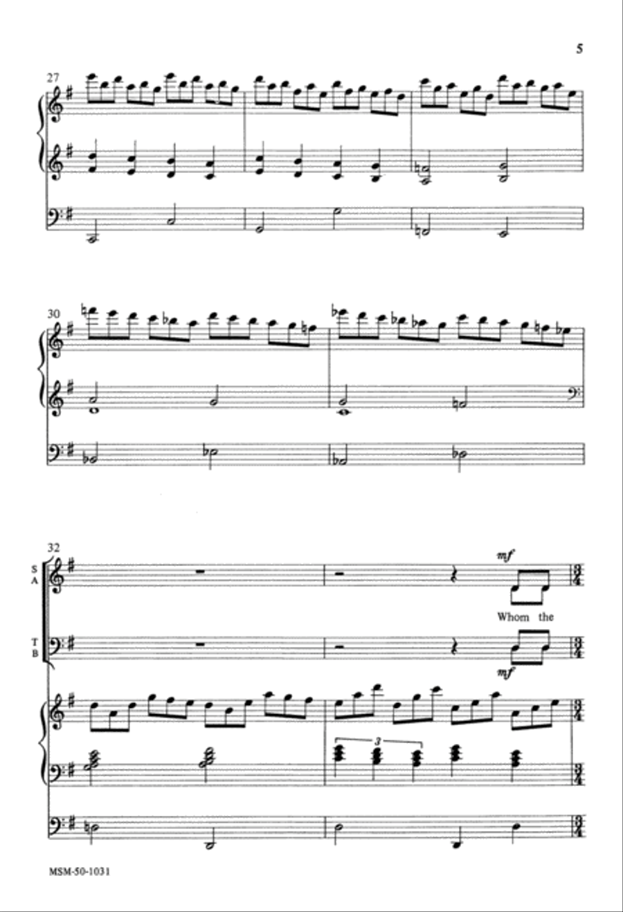 Come Rejoicing, Praises Voicing 4-Part scores gallery preview page 4