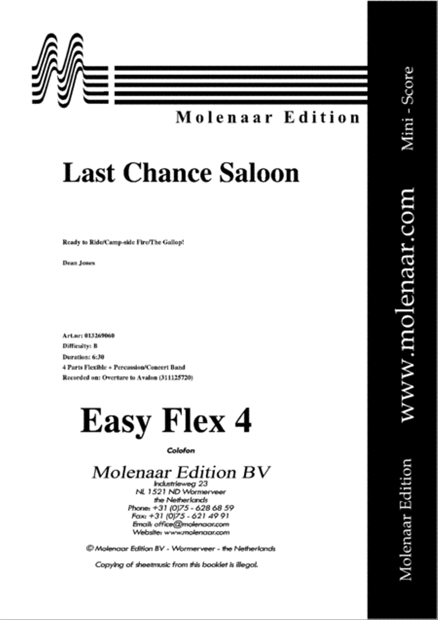 Last Chance Saloon Last Chance Saloon Concert Band scores gallery preview page 2