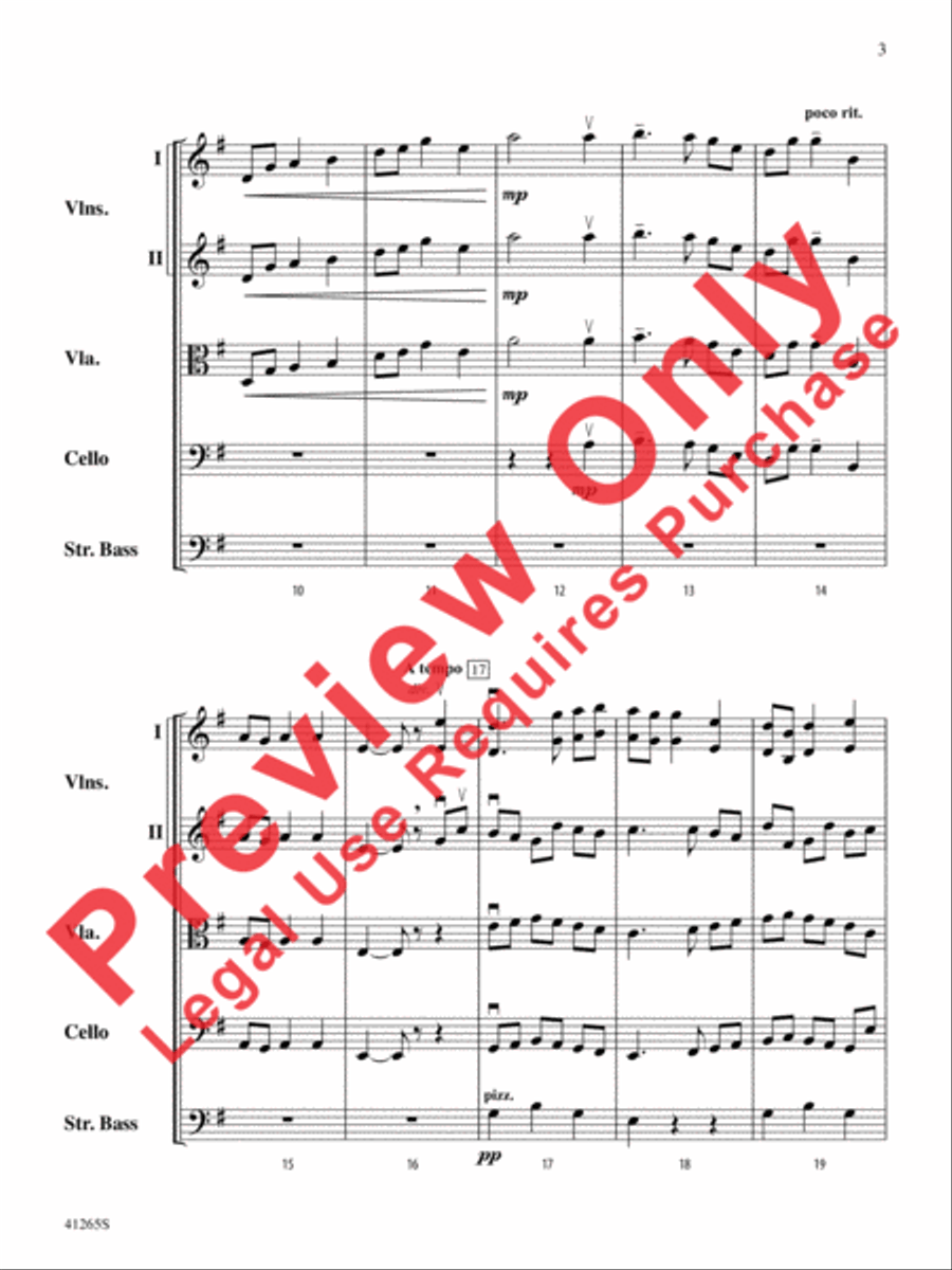 Country Song String Orchestra scores gallery preview page 4