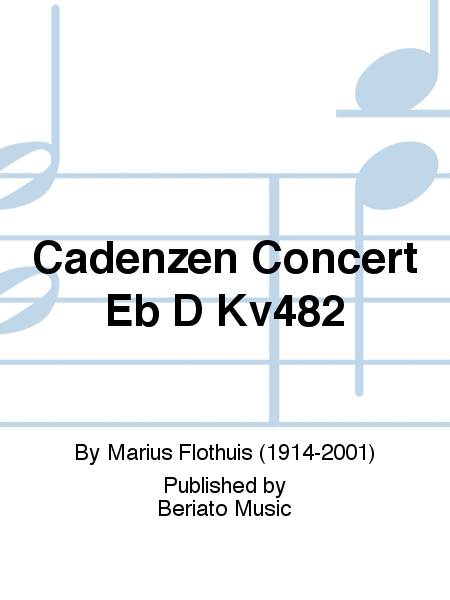 Cadenzen Concert Eb D Kv482