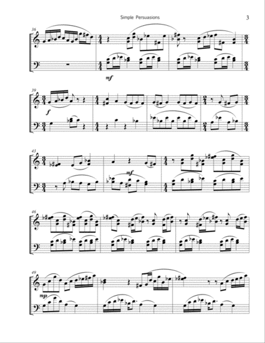 Simple Persuasions – for marimba Marimba scores gallery preview page 4