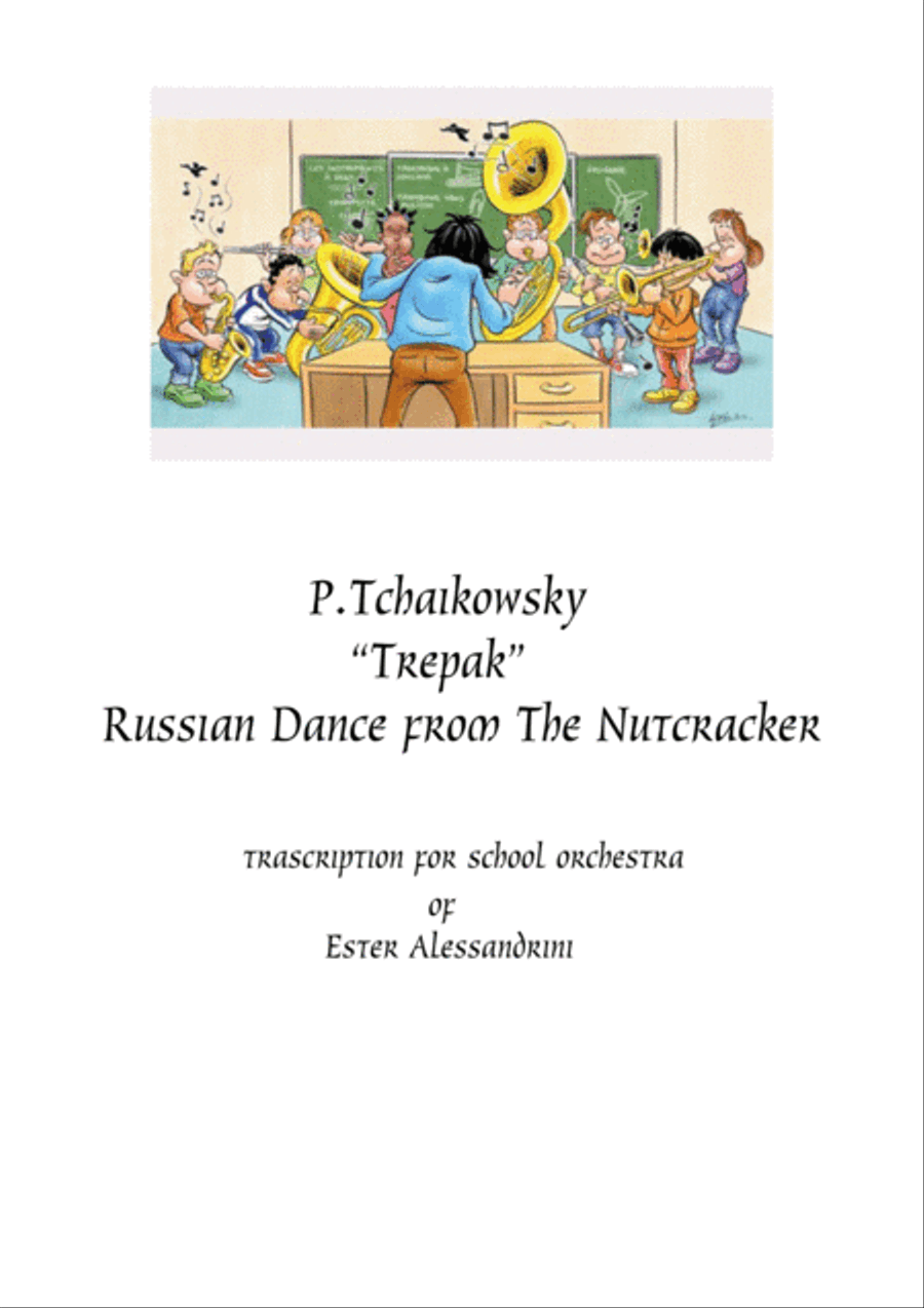 Trepak-Russian Dance from The Nutcraker Large Ensemble scores gallery preview page 1
