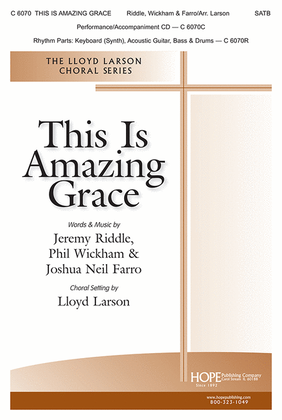 Book cover for This Is Amazing Grace-SATB