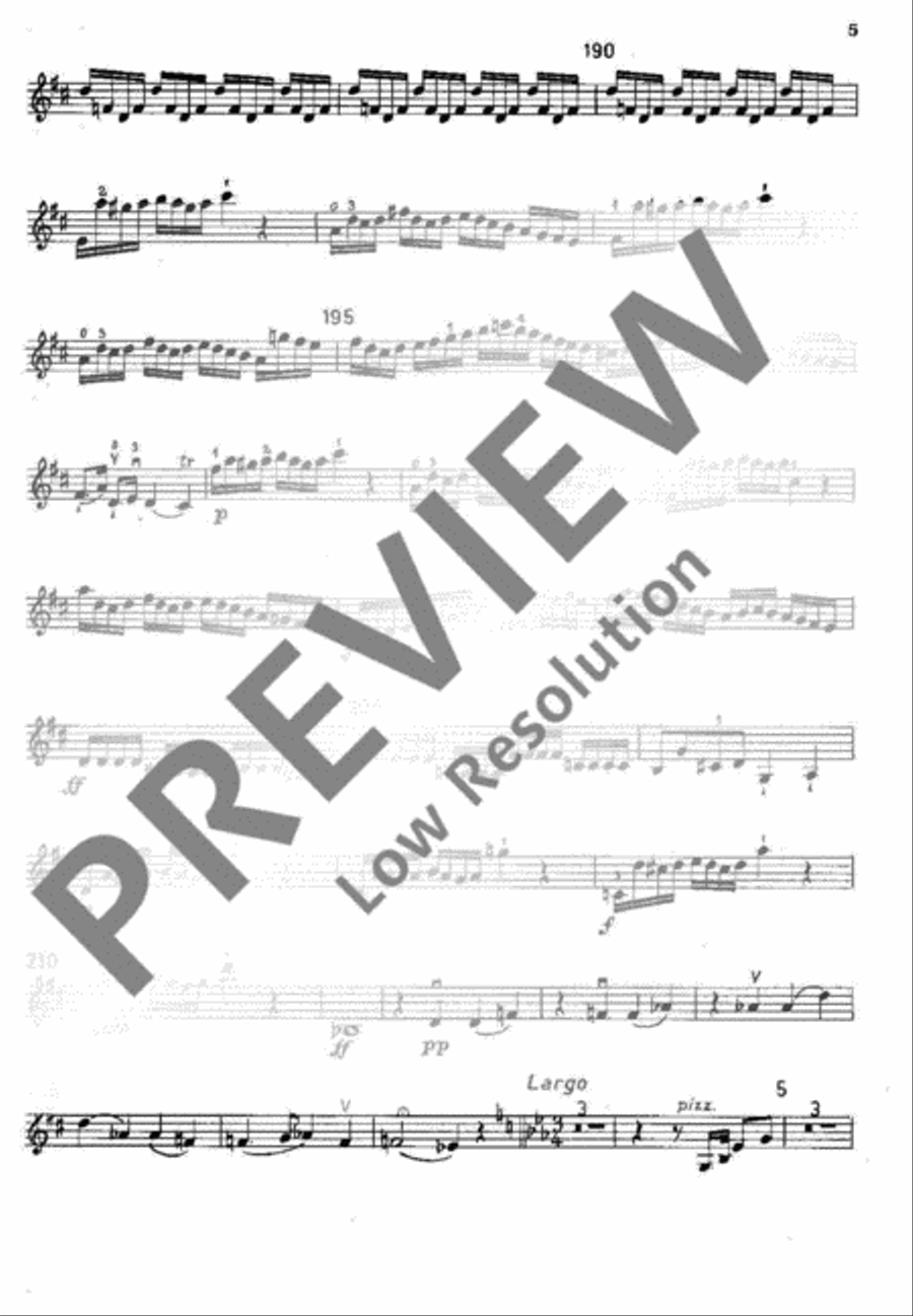 Symphony No. 1 Violin scores gallery preview page 6