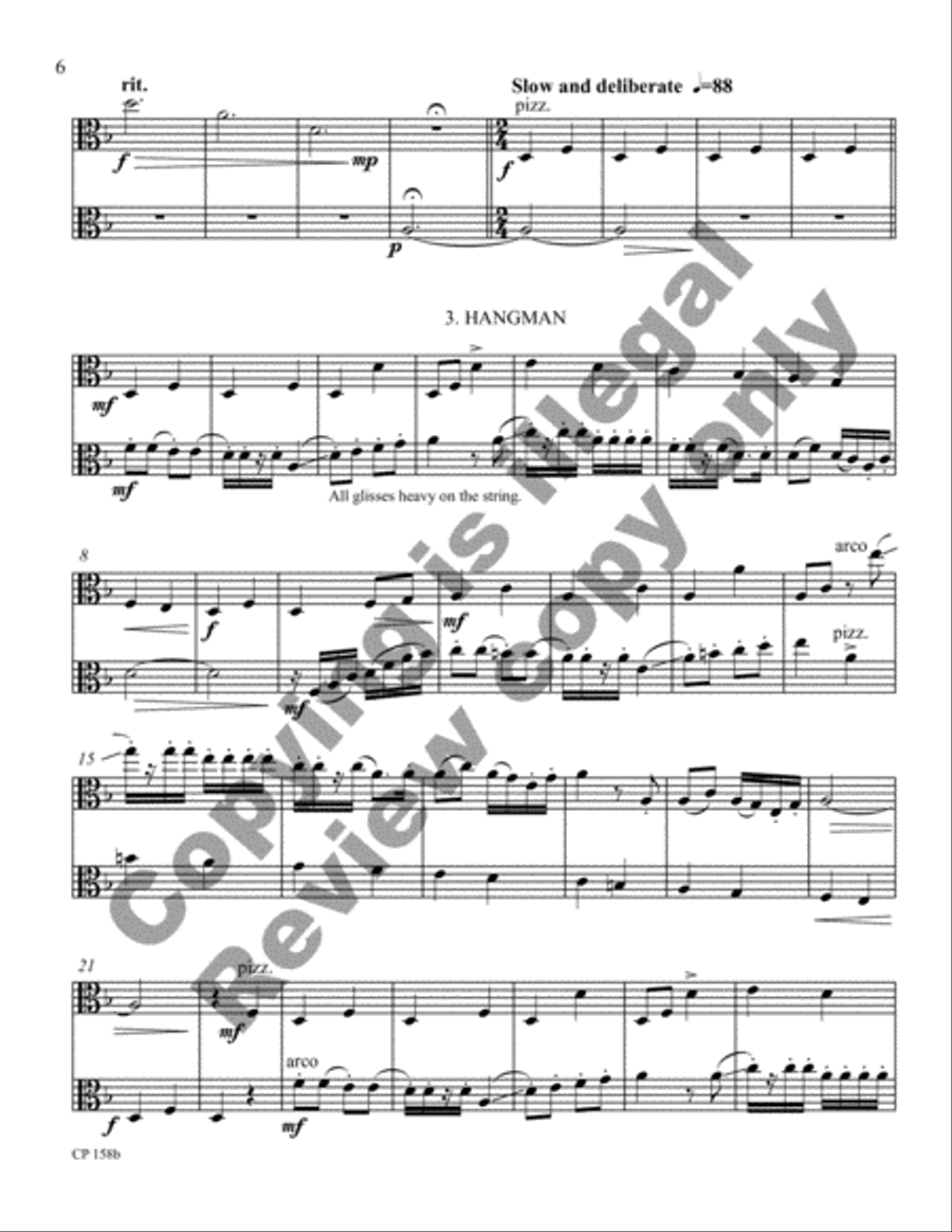 Cowboy Suite (Viola Version) Viola scores gallery preview page 16