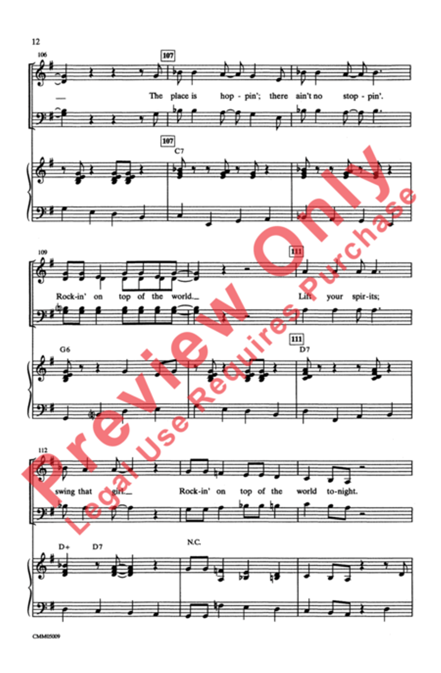 The Polar Express: A Choral Medley 4-Part scores gallery preview page 13