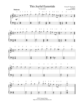 This Joyful Eastertide - for easy piano