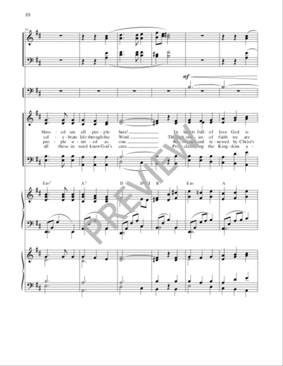 Come, Let Us Gather (Full Score) 3-Octaves scores gallery preview page 11