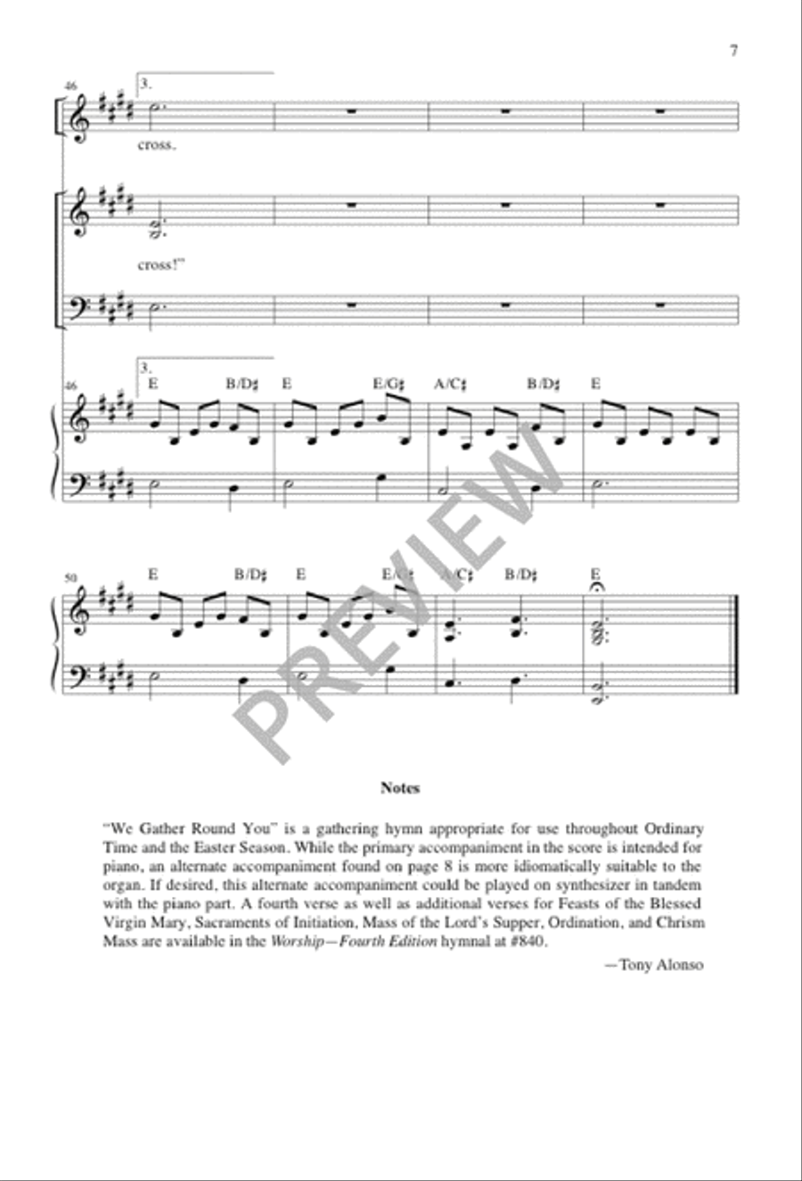 We Gather Round You We Gather Round You SAB scores gallery preview page 8