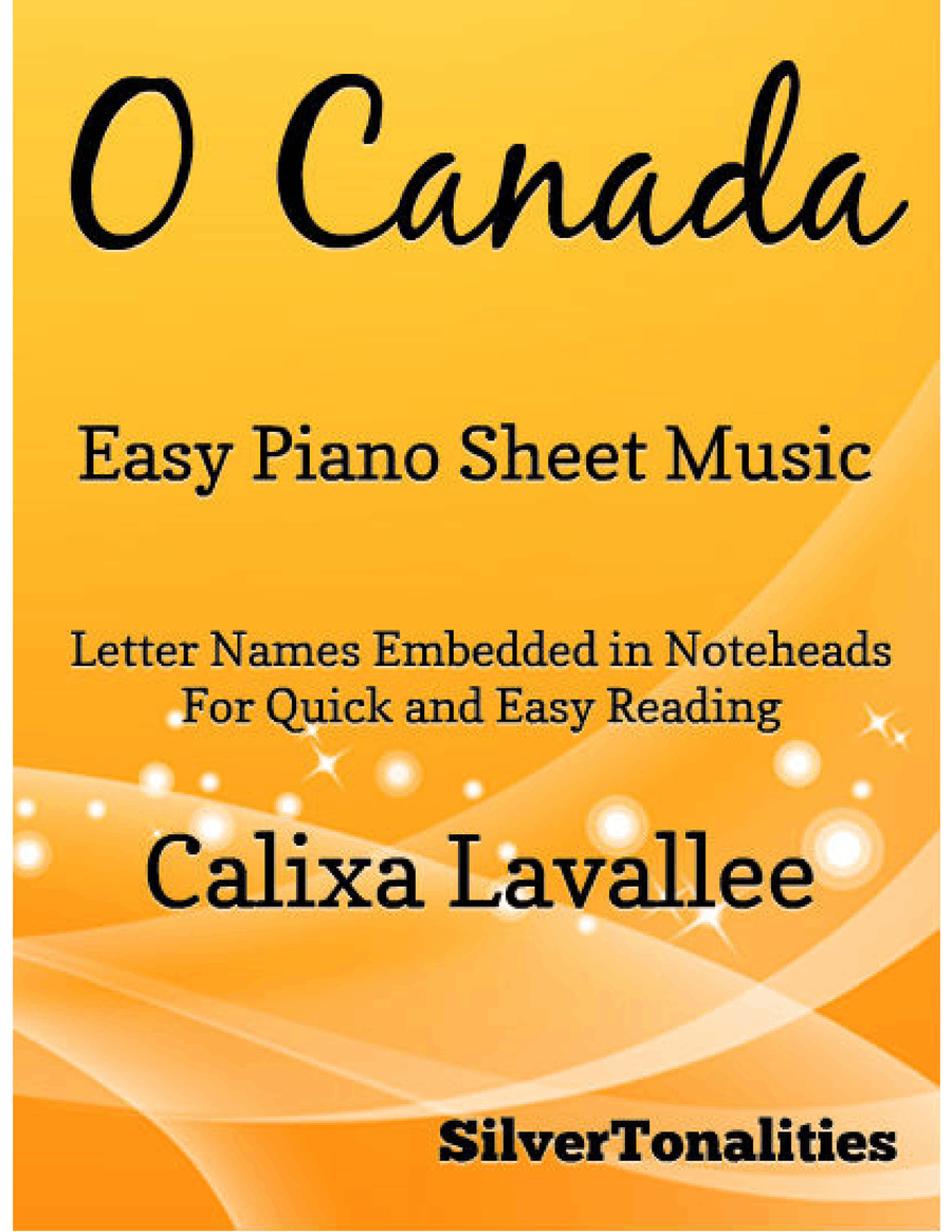 O Canada Easy Piano Sheet Music Easy Piano scores gallery preview page 1