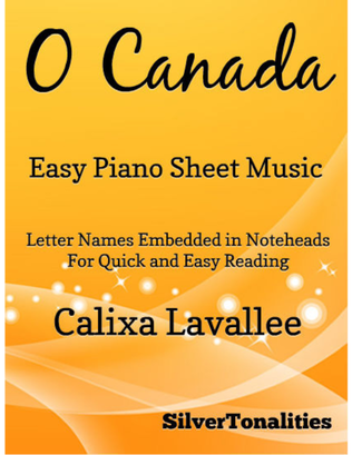 Book cover for O Canada Easy Piano Sheet Music