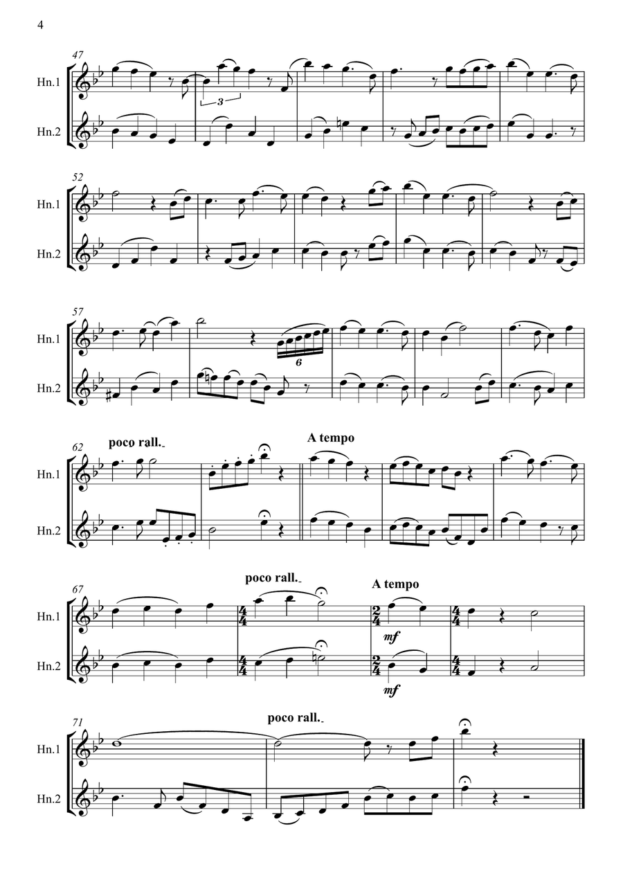 I See The Light Brass Duet scores gallery preview page 4