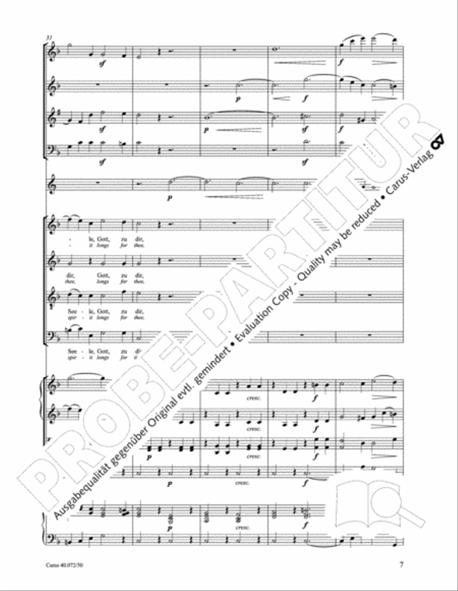 Psalm 42 4-Part scores gallery preview page 12