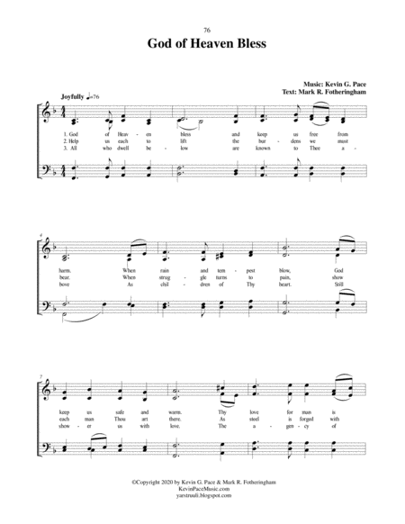 God of Heaven Bless - a sacred hymn image number null